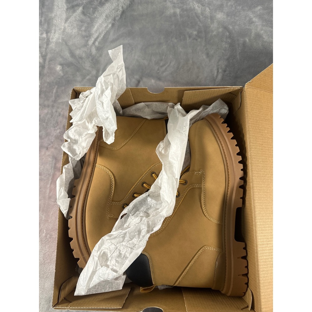 Ozark Trail Troy II Mens Wheat Faux Leather Rugged Work Boots Size 11 599577821